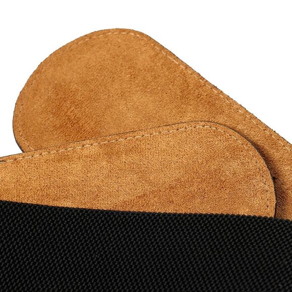 Women's Pu Black Leather Elastic Wide Classic Waist Belts For Corset Coat🤙 - Picture 7 of 7